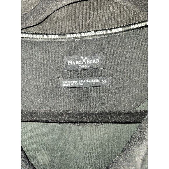 Marc Ecko Sweater Mens‎ X Large Black Argyle Full Zip Retro Streetwear Designer - Picture 2 of 4